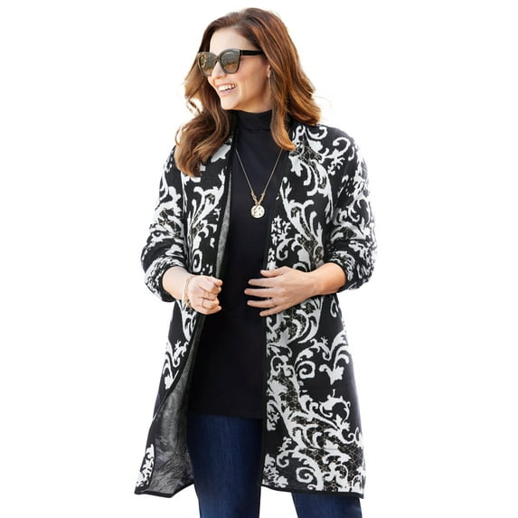 Catherines Women's Plus Size Luxe Sweater Cardigan
