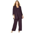 thumbnail image 1 of Catherines Women's Plus Size Masquerade Beaded 3-Piece Pant Suit, 1 of 5