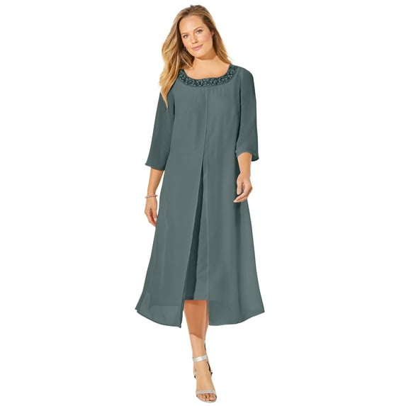 Catherines Women's Plus Size Midnight Dazzle Flyaway Dress