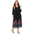 thumbnail image 1 of Catherines Women's Plus Size Mixed Media Cardigan, 1 of 3