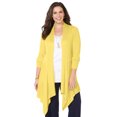 thumbnail image 1 of Catherines Women's Plus Size Mixed Rib Drape Cardigan, 1 of 4