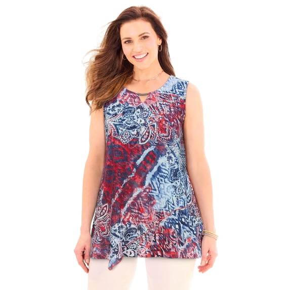 Catherines Women's Plus Size Monterey Mesh Tank