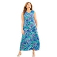 thumbnail image 1 of Catherines Women's Plus Size Morning To Midnight Maxi Dress (With Pockets), 1 of 3
