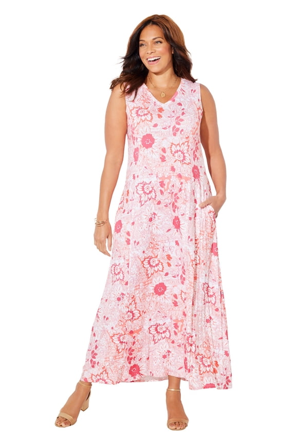 Women's Plus Size Morning To Midnight Maxi Dress (With Pockets)