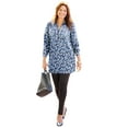 thumbnail image 1 of Catherines Women's Plus Size Petite Breezeway Half-Zip Tunic, 1 of 5