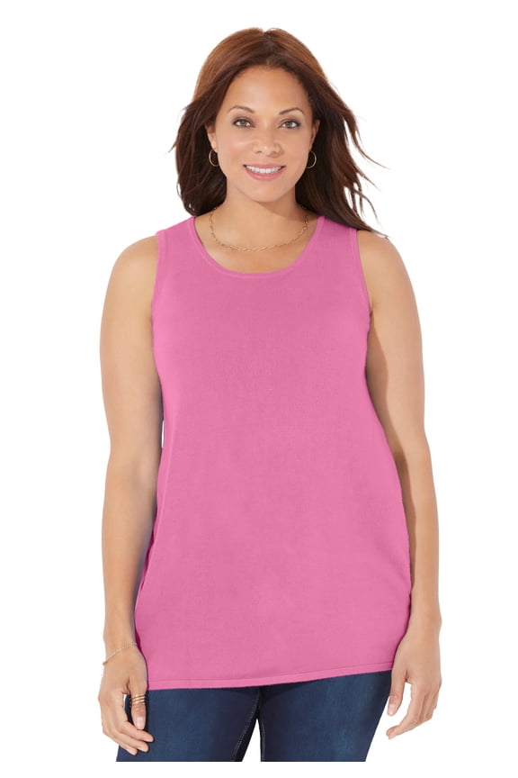 Women's Plus Size Petite Cashmiracle Shell