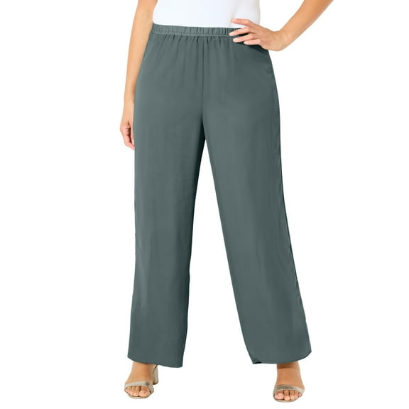 Catherines Women's Plus Size Petite Cocktail Pant