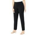 thumbnail image 1 of Catherines Women's Plus Size Petite Crepe Knit Pull-On Pant, 1 of 4