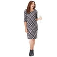 thumbnail image 1 of Catherines Women's Plus Size Petite Embellished Shift Dress, 1 of 4