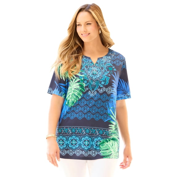 Catherines Women's Plus Size Petite Ethereal Tee