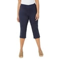 thumbnail image 1 of Catherines Women's Plus Size Petite Everyday Cotton Twill Capri, 1 of 4