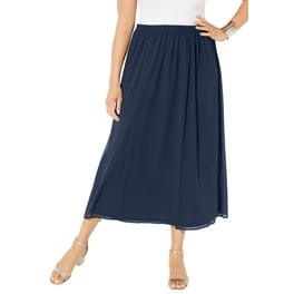 ELOQUII Women s Plus Size Neoprene Pencil Skirt Walmart