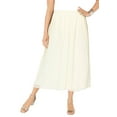 thumbnail image 1 of Catherines Women's Plus Size Petite Flowy Chiffon Skirt, 1 of 3