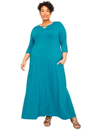 Catherines Women's Plus Size Promenade A-Line Dress