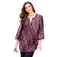 thumbnail image 1 of Catherines Women's Plus Size Petite Muse Pintuck Tunic, 1 of 3