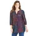 thumbnail image 1 of Catherines Women's Plus Size Petite Muse Pintuck Tunic, 1 of 5