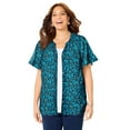 thumbnail image 1 of Catherines Women's Plus Size Petite Isabella Romance Blouse, 1 of 5