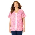 thumbnail image 1 of Catherines Women's Plus Size Petite Isabella Romance Blouse, 1 of 6