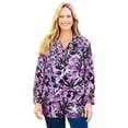 thumbnail image 1 of Catherines Women's Plus Size Petite Modern Camp Shirt, 1 of 4