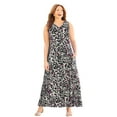 thumbnail image 1 of Catherines Women's Plus Size Petite Morning To Midnight Maxi Dress (With Pockets), 1 of 3