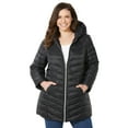 thumbnail image 1 of Catherines Women's Plus Size Petite Packable Puffer Coat, 1 of 6