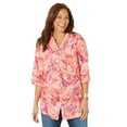 thumbnail image 1 of Catherines Women's Plus Size Petite Pintuck Buttonfront Blouse, 1 of 4