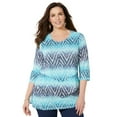 thumbnail image 1 of Catherines Women's Plus Size Petite Poetry Tiered Tee, 1 of 2