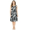 thumbnail image 1 of Catherines Women's Plus Size Petite Promenade A-Line Dress, 1 of 3