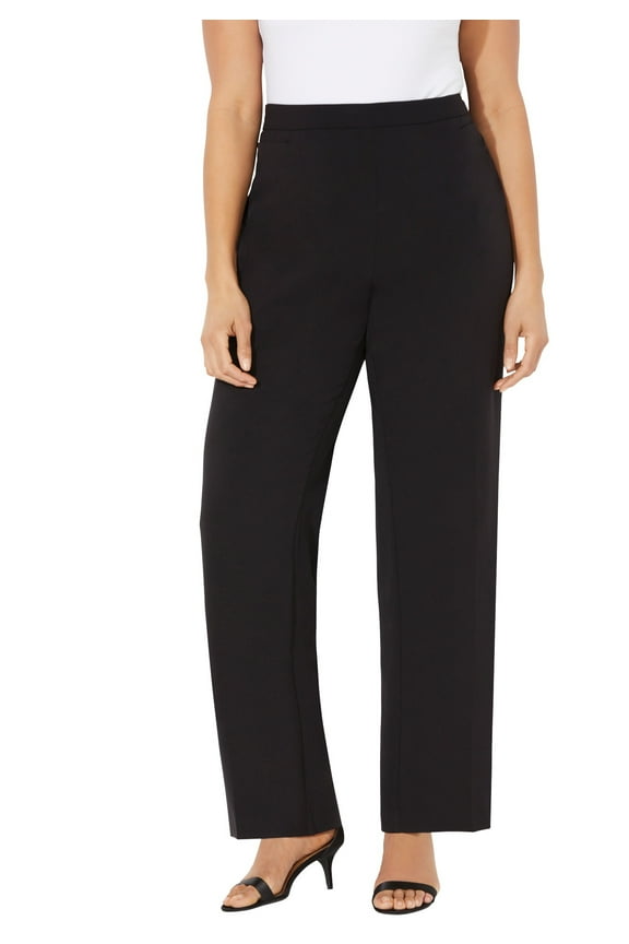 Women's Plus Size Petite Refined Pull-On Pant