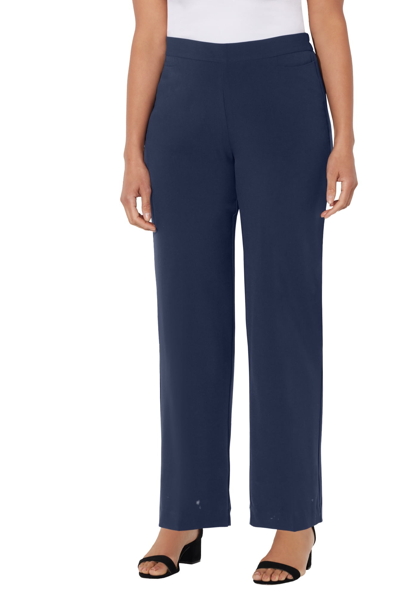 Women's Plus Size Petite Refined Pull-On Pant