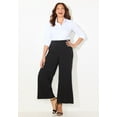 thumbnail image 1 of Catherines Women's Plus Size Petite Refined Wide Leg Pant, 1 of 3
