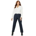 thumbnail image 1 of Catherines Women's Plus Size Petite Right Fit Moderately Curvy Jean, 1 of 6