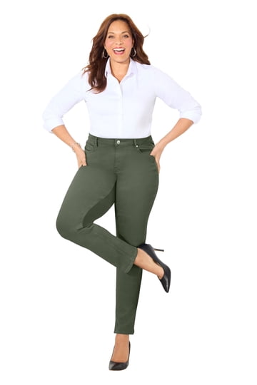 walmart ladies dress pants Wiueurtly White Trousers Pants For Women, Polyester Elastic Waist Pants For Women, Dress Pants Women, Women Wide Leg Pants For Women Work Business