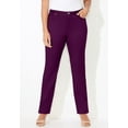 thumbnail image 1 of Catherines Women's Plus Size Petite Sateen Stretch Pant, 1 of 3