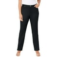 thumbnail image 1 of Catherines Women's Plus Size Petite Sateen Stretch Pant, 1 of 6