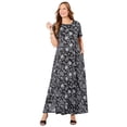 thumbnail image 1 of Catherines Women's Plus Size Petite Scoopneck Maxi Dress, 1 of 3