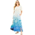 thumbnail image 1 of Catherines Women's Plus Size Petite Scoopneck Maxi Dress, 1 of 4