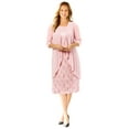 thumbnail image 1 of Catherines Women's Plus Size Petite Sparkling Lace Jacket Dress, 1 of 6