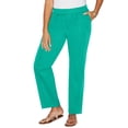 thumbnail image 1 of Catherines Women's Plus Size Petite Stretch Knit Waist Cargo Pant, 1 of 3