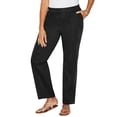 thumbnail image 1 of Catherines Women's Plus Size Petite Stretch Knit Waist Cargo Pant, 1 of 2