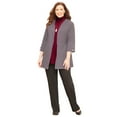 thumbnail image 1 of Catherines Women's Plus Size Petite Suprema 3/4-Sleeve Cardigan, 1 of 3