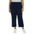 thumbnail image 1 of Catherines Women's Plus Size Suprema Elastic Waist Capri Pant (Petite Available), 1 of 5