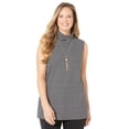 thumbnail image 1 of Catherines Women's Plus Size Petite Suprema Sleeveless Turtleneck, 1 of 2