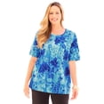 thumbnail image 1 of Catherines Women's Plus Size Petite Suprema Short Sleeve Scoopneck Tee, 1 of 3