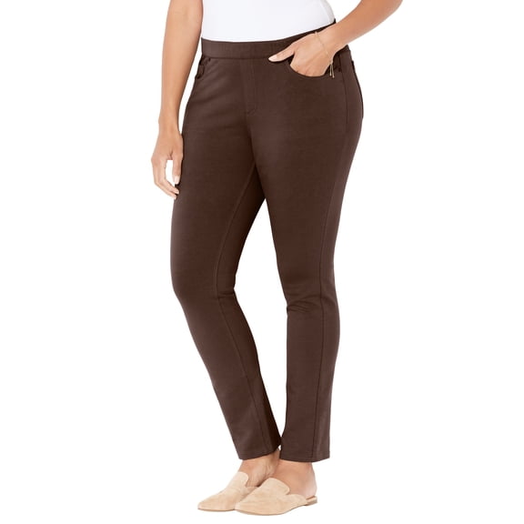 Catherines Women's Plus Size Petite The Knit Jean
