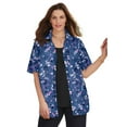 thumbnail image 1 of Catherines Women's Plus Size Petite Timeless Short Sleeve Blouse, 1 of 4