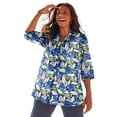 thumbnail image 1 of Catherines Women's Plus Size Pintuck Buttonfront Blouse, 1 of 5