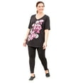 thumbnail image 1 of Catherines Women's Plus Size Placement Print Tee, 1 of 6