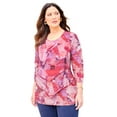 thumbnail image 1 of Catherines Women's Plus Size Poetry Tiered Tee, 1 of 2