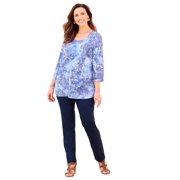 Catherines Womens Plus Size Poetry Tiered Tee